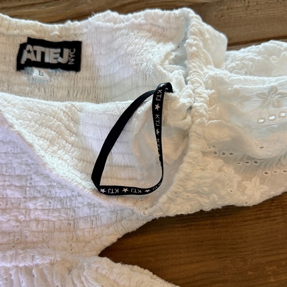 Katie J NYC White Kids Mini Dress - Picture 4 of 5